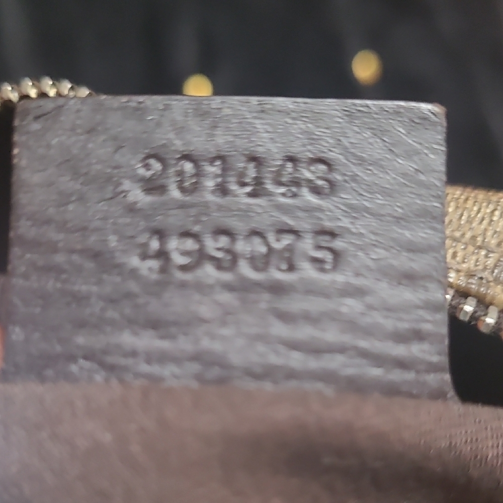 Gucci Brown Monogram Crossbody Bag - Picture 10 of 12